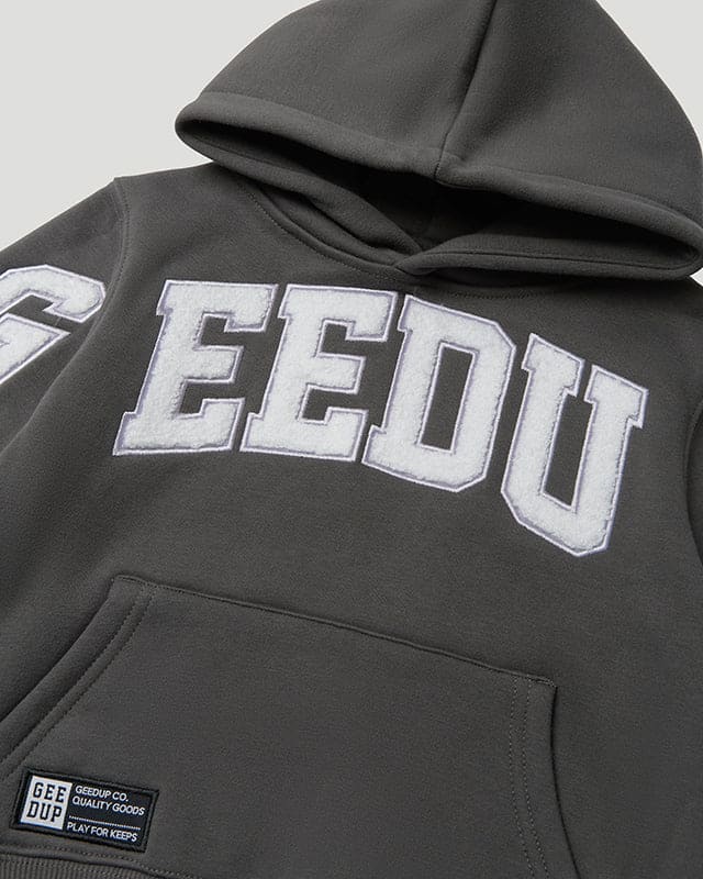 Team Logo Tracksuit Asphalt Grey Kids