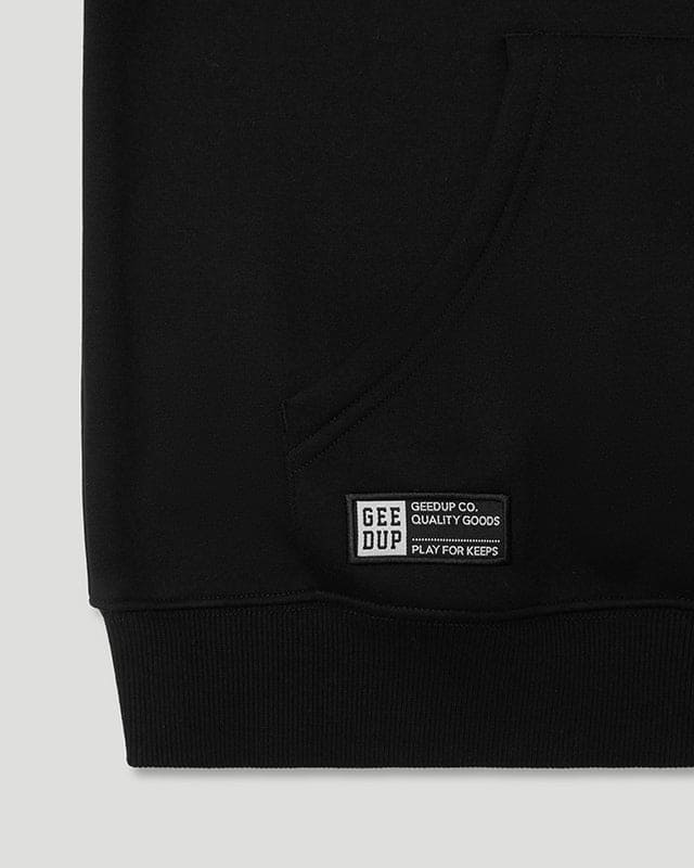 Team Logo Hoodie Black/White/Red