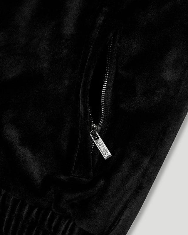 Signature Velour Jacket Black