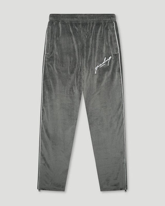 Signature Velour Trackpants Grey